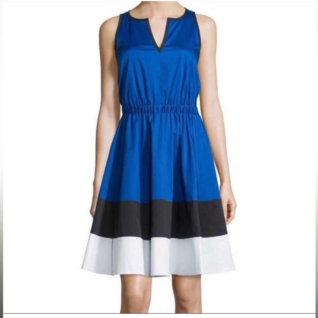 Kate Spade Blue Color Block Dress
